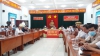 Quang cảnhHội nghị Báo cáo viên Trung ương thông báo nhanh kết quả Hội nghị Trung ương 5 khóa XIII  tại điểm cầu Huyện ủy Vân Canh