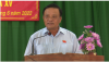 Đại biểu Quốc hội Lê Kim Toàn – Phó Bí thư thường trực tỉnh uỷ phát biểu