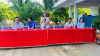 Bà Nguyễn Thị Thanh Bắc, Phó trưởng phòng LĐTB và XH huyện phát biểu khai mạc lớp dạy bơi cho trem năm 2023
