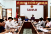 Đoàn công tác của Ban Dân tộc tỉnh Bình Định làm việc với lãnh đạo UBND huyện