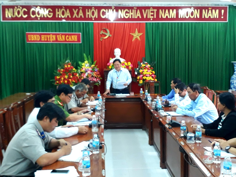 Huyện Vân Canh triển khai công tác thi hành án dân sự năm 2019