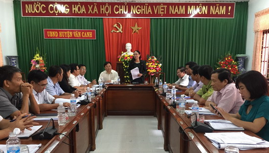 Huyện Vân Canh mở lớp Bồi dưỡng kiến thức quốc phòng năm 2017