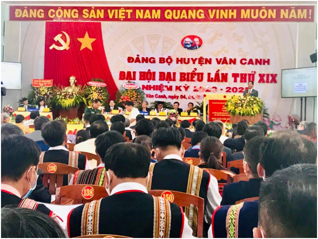 Đại hội Đảng bộ huyện Vân Canh lần thứ XIX, nhiệm kỳ 2020 2025